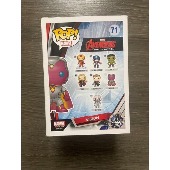 Funko Pop! Vinyl: Marvel - Vision - (Metallic) - FYE (Exclusive) #71 - Picture 3 of 6